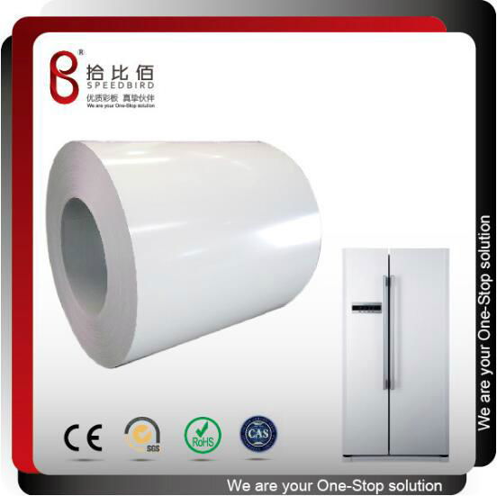 Home appliance standard Manufacturer PPGI/Prepainted Steel Coils for freezer