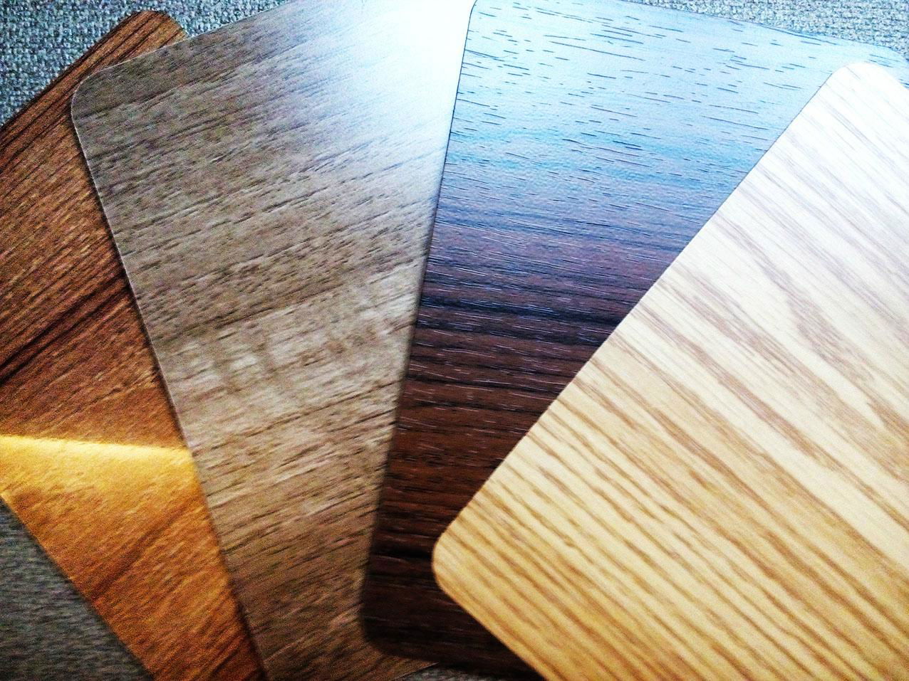 Zhspb Superior Quality Wood Design Laminated PVC Sheet for Fireproof Door Panel 5