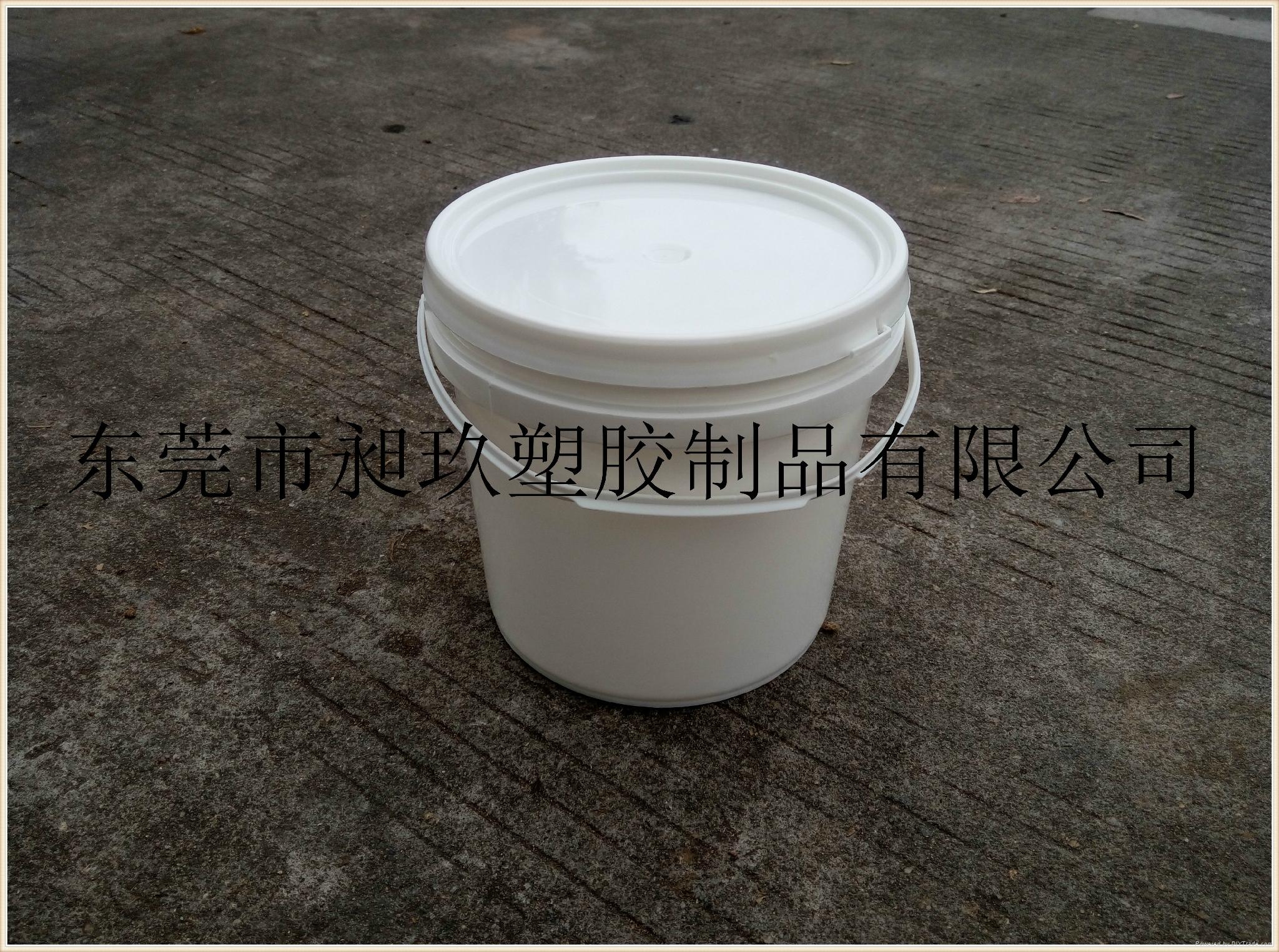 昶玖塑膠生產全新料5LUV油墨塑料桶
