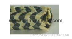 Graphite PTFE and Aramid Fiber in Zebra Braided Packing