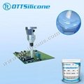 RTV-2 liquid platinum cure electronic potting silicone  4