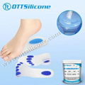 Silicone full-length insole with anti shock zones (pair) 