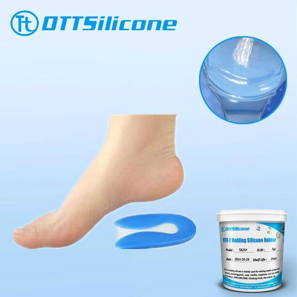 Silicone full-length insole with anti shock zones (pair)  3