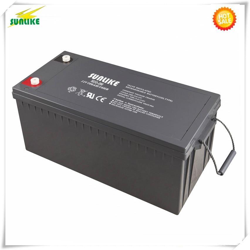 Deep Cycle Gel Battery 12V200ah with 3years Warranty SG12200