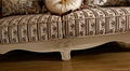 antique solid wood fabric curved euro sofa 4