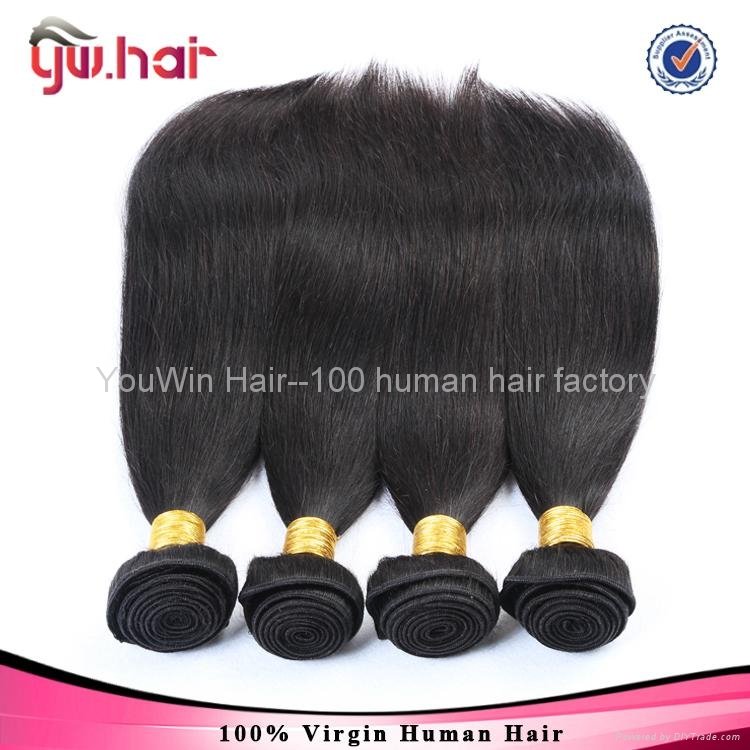 100 human hair brazilian hair straight hair 2