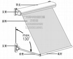 窗式遮阳蓬