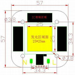 开关分段调光调色温光源