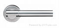 Stainless steel solid door lever handle 1