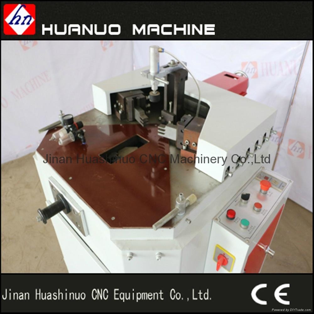 Two head aluminum cutting saw for window and door