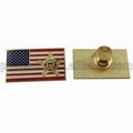 Custom American Flag Lapel Pin 1