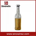 Stainless Steel Beer Chill Stick Wine Chiller Cooler Stick In Bottle Pourer set  2