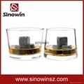 Whiskey Stones Ice Cubes Soapstone Chillers Drink Freezer 3
