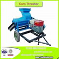 Corn thresher with diesel engine