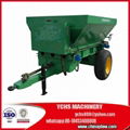 Tractor trailed fertilizer spreader for animal manure 1