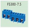 FS300-5.0MM間距藍色連接器PCB板端子台300