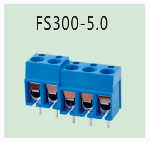 FS300-5.0MM间距蓝色连接器PCB板端子台300 4