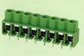 現貨供應FS166-5.0MM間距綠色彈片式照明用端子台