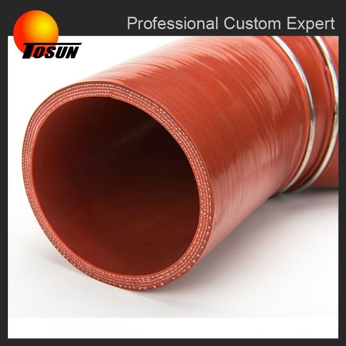 high performance silicone fiber reinforced radiator hose