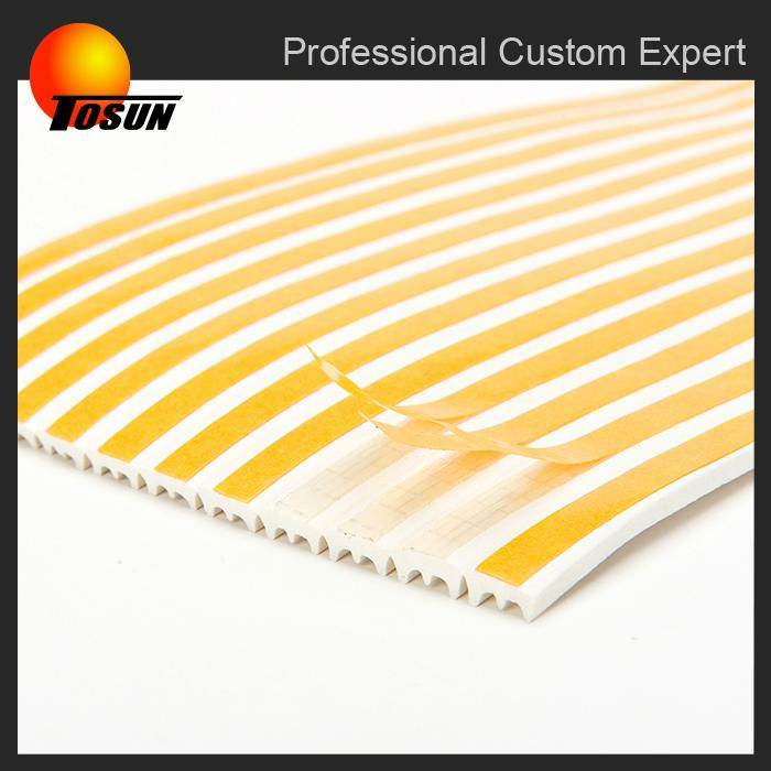 top quality with 3m tapes adhesive backed rubber strips 3