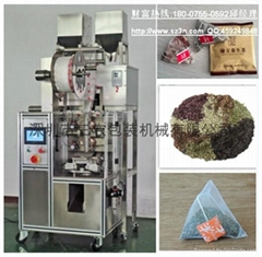 Nylon triangle tea bag packaging machine