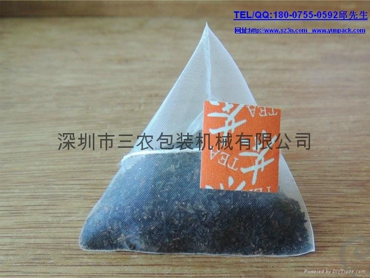 Measuring cup type nylon package triangle tea bag packing machine 3