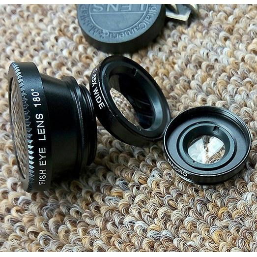 3 in 1 Lens(wide-angle lens+fisheye lens+macro lens)