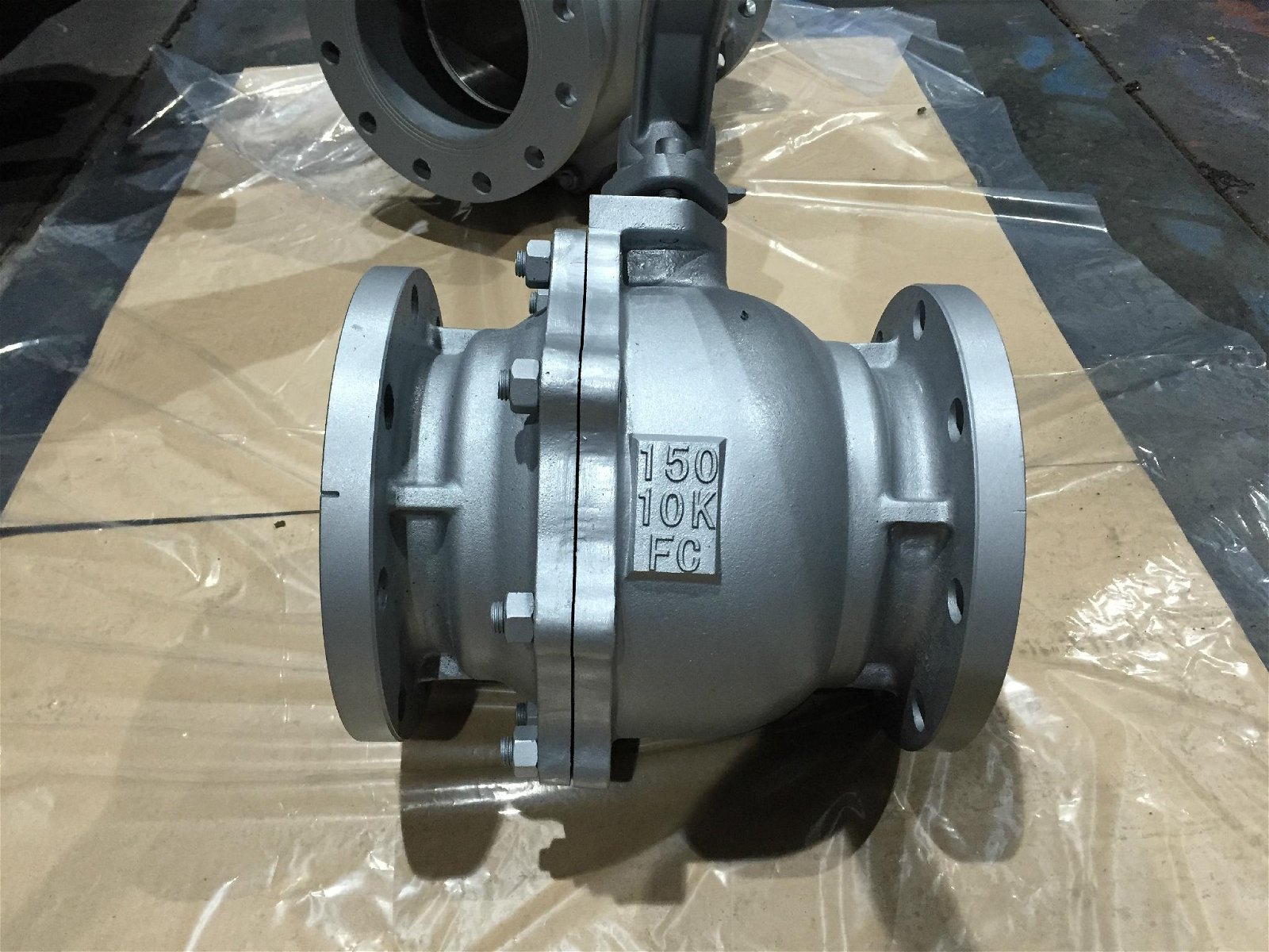 JIS 10K cast iron full bore ball valve Q41F-10K