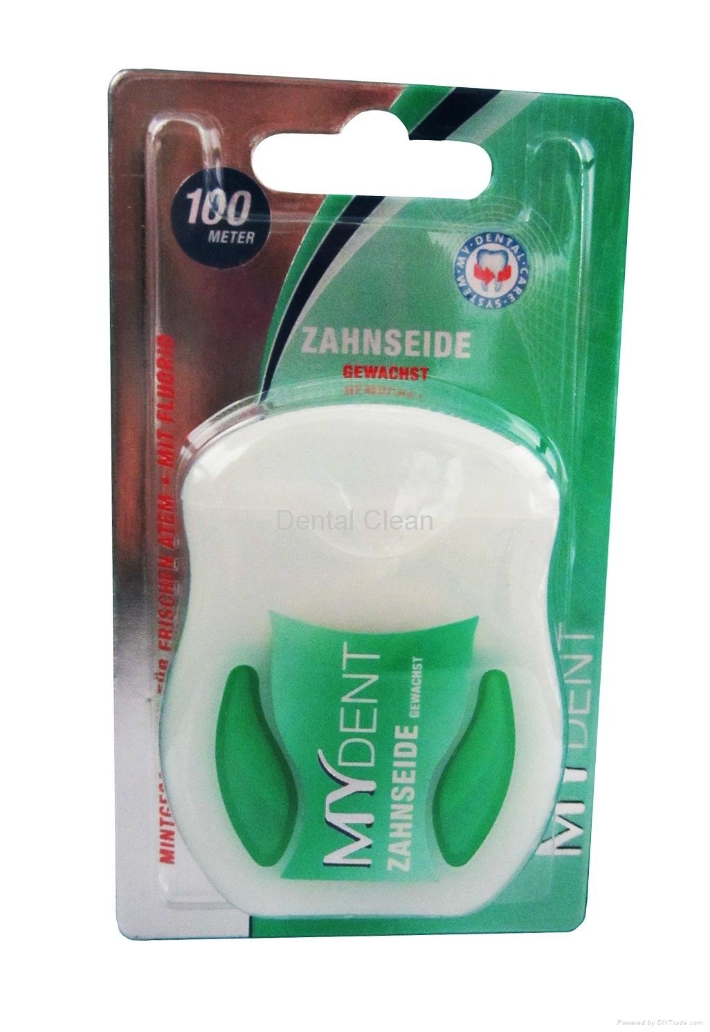 Dental Floss with Mint Flavor, 100m 3