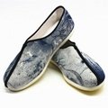 Handmade cotton hand-painted shoes China