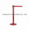 Retractable Belt Stanchions Comes With  Cement Dome Base 4