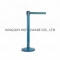 Retractable Belt Stanchions Comes With  Cement Dome Base 2