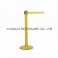 Retractable Belt Stanchions Comes With  Cement Dome Base 3
