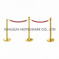 Ball Top Crowd Control Rope Stanchions  1