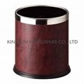 Round Room Dustbin With Fixed Ring