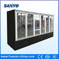 Glass Door Multi Deck Supermarket Refrigerator 3