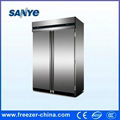 Two Door Big Size Kitchen Stainless Freezer 1