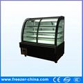 Curved Glass Static Cooling Cake Fridge 4