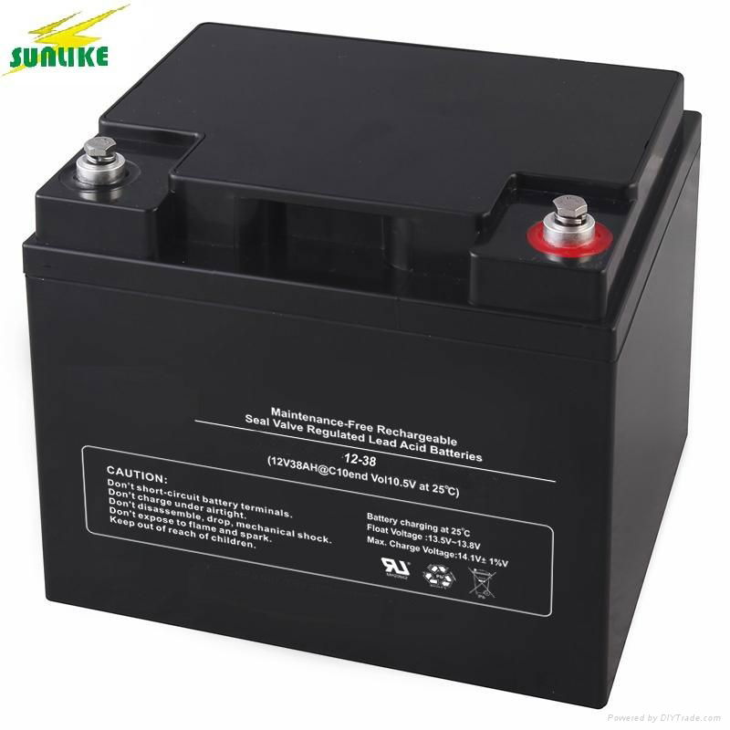 Deep Cycle Gel Battery for Backup Power System (12V38ah) 2