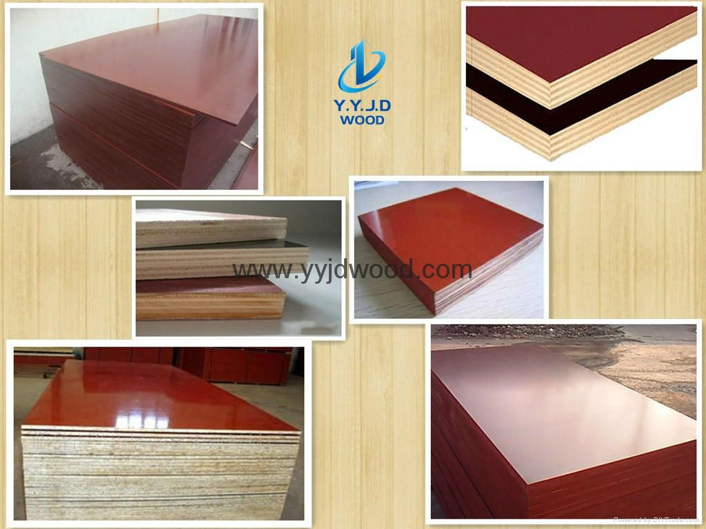 First-Class Grade and Outdoor Usage Film faced plywood 4