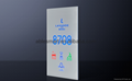 ABLE glass panel hotel Room Number Touch Doorbell electronic doorplate 2
