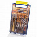 9pcs Hammer Drill & Chisel Set