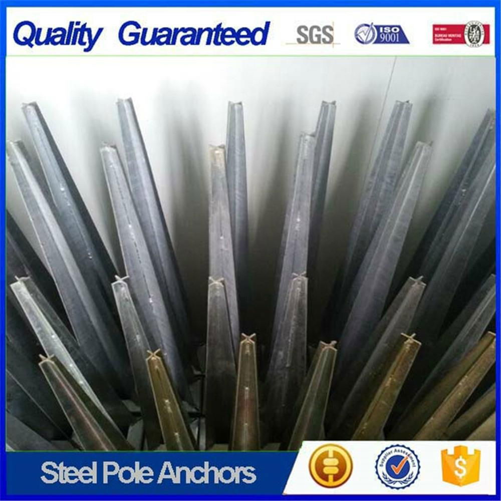 Galvanized steel pole anchor 2