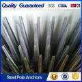 Galvanized steel pole anchor 2