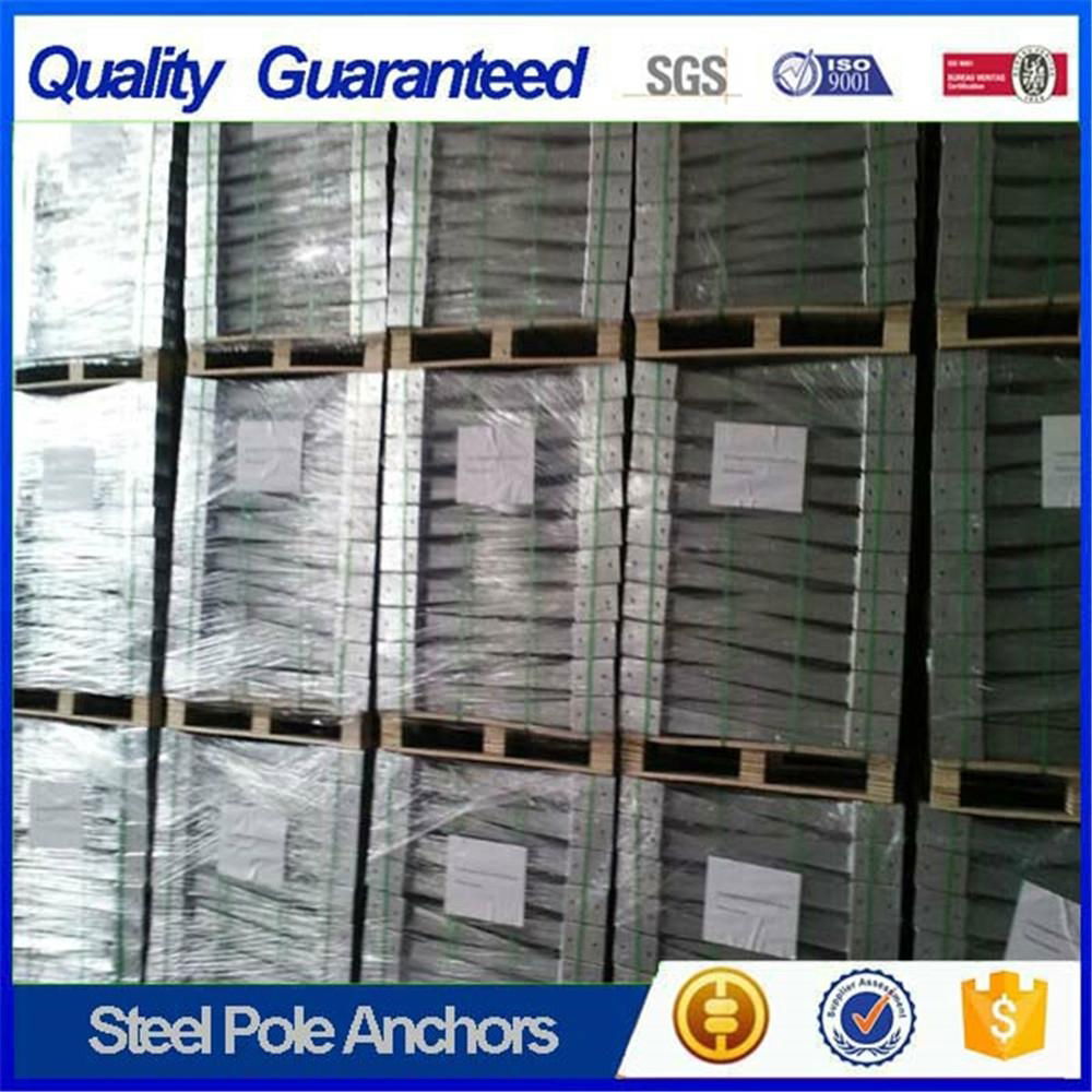 Galvanized steel pole anchor 3