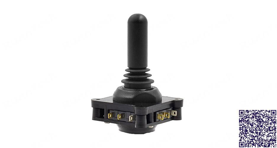 RunnTech Dual-axes Cross Limiter Fitted Switch Joystick with Bushing or Screw Mo