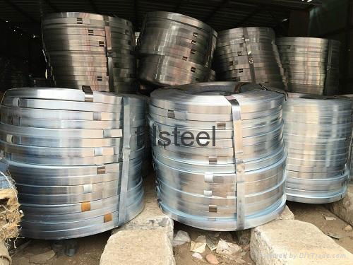 Electrogalvanizing steel strip