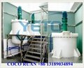 5000L PMC open tank lotion homogenizer mixer equipment manufacture 5