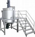 5000L PMC open tank lotion homogenizer mixer equipment manufacture