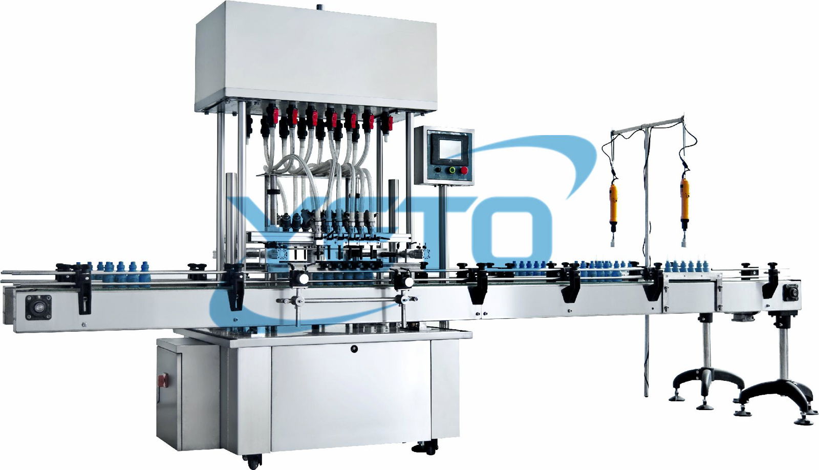 automatic bottle filling system with labeling and capping machines supplier 2